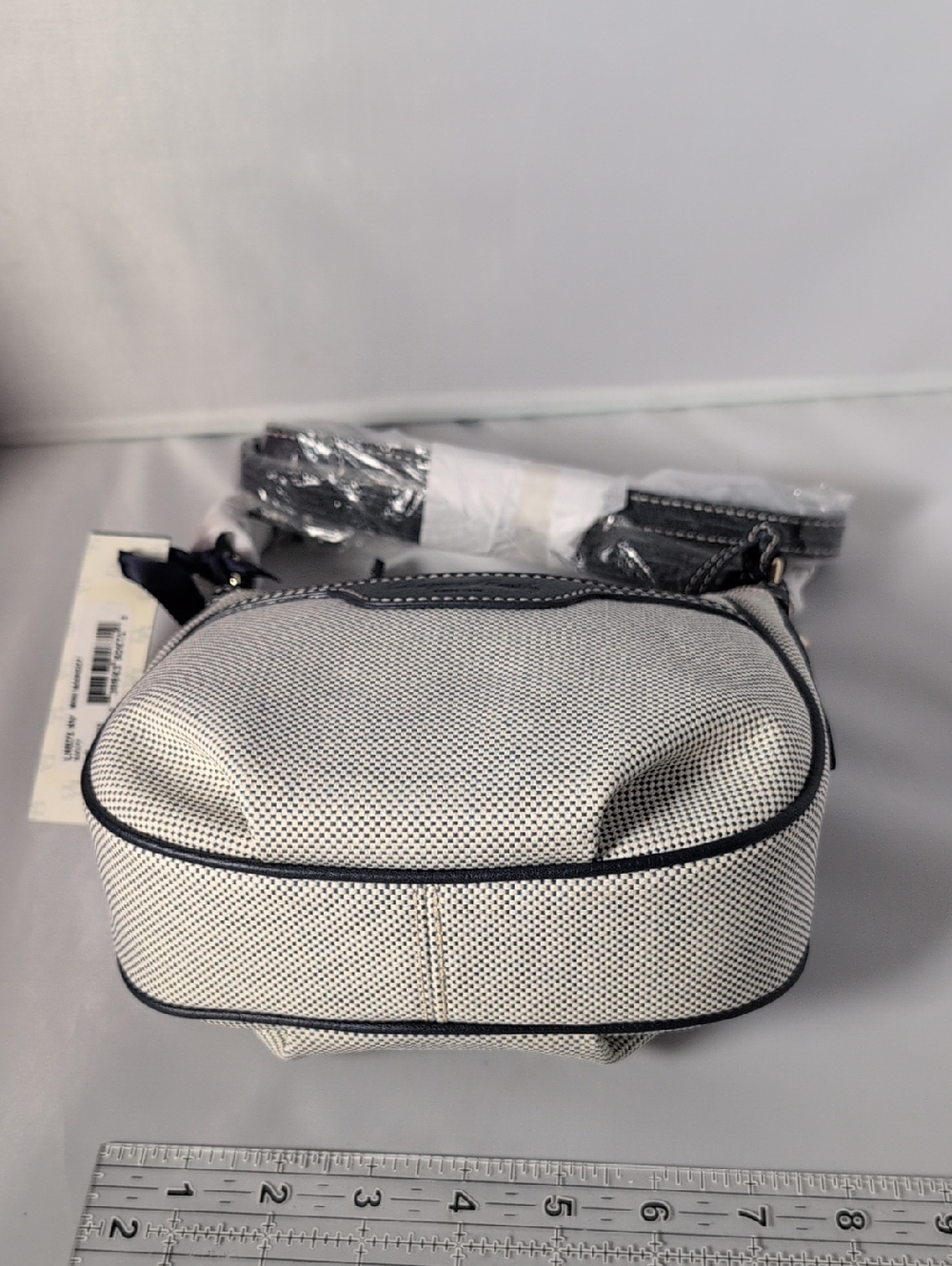 Dooney & Bourke Mini Margot Canvas Bag in Navy NWT - Picture 6 of 15
